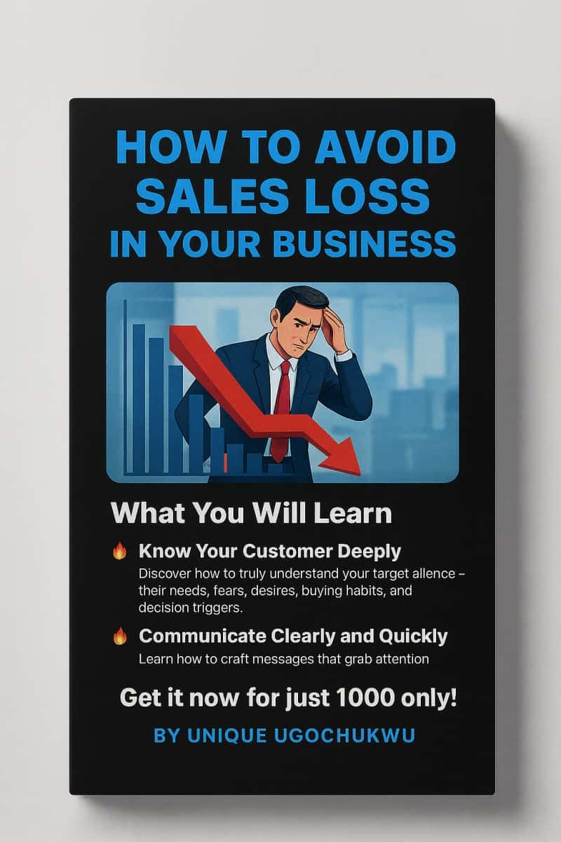 Buy How to avoid sales loss in your business by unique ugochukwu on Selar